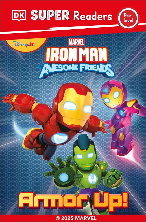 DK Super Reader Pre-Level Iron Man and His Awesome Friends Armor Up!-Children’s / Teenage fiction: General and modern fiction-買書書 BuyBookBook